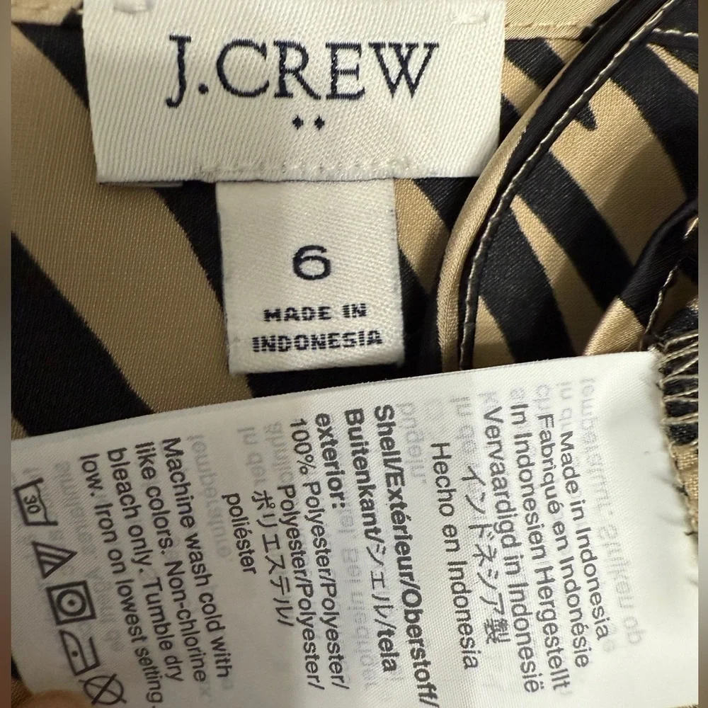 J. Crew chic zebra